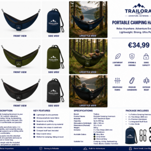 Trailora Portable Camping Hammock