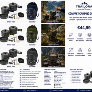 Trailora Compact Camping Cook Set