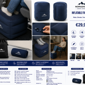 NomadNest Inflatable Foot Rest