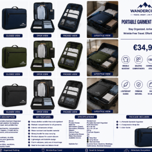 WanderCore Portable Garment Organizer