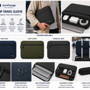 AeroVoyage Laptop Travel Sleeve
