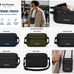AeroVoyage RFID Travel Pouch