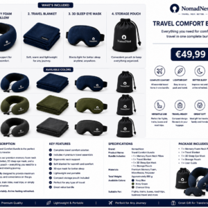 NomadNest Travel Comfort Bundle