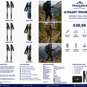 Trailora Ultralight Trekking Poles